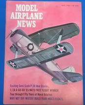 Model  Airplane News Magazine April 1966 - £7.90 GBP