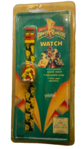 Vintage 1993 Mighty Morphin Yellow Power Ranger Watch Mint In Package - $16.99