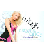 Adult model NATASHA MARLEYl autographed color 6x9 postcard. - $247.32 MXN