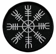Helm of awe Viking Rune Patch [Iron on Sew on -3.0 X 3.0 inch -VR7] - £7.07 GBP