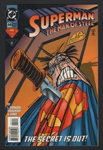 SUPERMAN: THE MAN OF STEEL #44, 1995, DC, NM- CONDITION, THE SECRET IS OUT! - $4.95