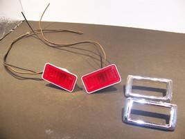 1969 Ford Mustang Torino Fairlane Fastback Red Marker Lights OEM C9AB-15... - $89.97