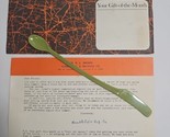 Vtg Tall Jar Spoon Butter Knife Humble Oil Esso Exxon Giveaway W Paperwork - $16.78