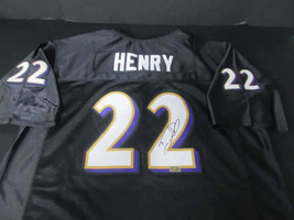 Derrick Henry Signed Jersey Baltimore Ravens Autographed EUA COA - $204.93