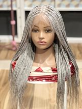 Handmade Braided Wig, Full Lace Cornrow, Knotless, Box Braids, Baby Hair, Lightw - £154.26 GBP