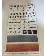 TRINITY BLOOD Movic Nail Decal Sticker Complete Sheet New/Unused Abel Ni... - £11.46 GBP