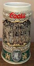 Coors 1990 Holiday Series Beer Stein 1935 Print Advertisement Numbered Edition - £10.23 GBP