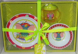 Disney Dumbo Plate Bowl Cup Gift Set Theme Park Elephant Child Baby Show... - £39.87 GBP