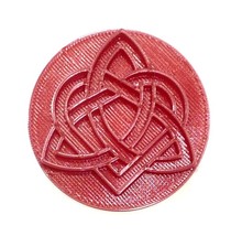 Love Heart Celtic Knot Cookie Stamp Embosser Made In USA PR4451 - $3.99
