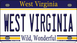 West Virginia Novelty Mini Metal License Plate Tag - £11.98 GBP