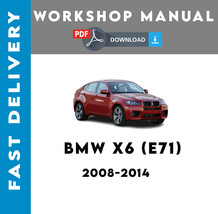 Bmw X6 (E71) 2008-2009-2010-2011-2012-2013-2014 Service Repair Workshop Manual - £5.57 GBP