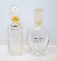 Empty Mini Givenchy Ysatis and Amarige Miniature Perfume Bottles  - £7.85 GBP