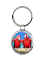 Macaw Tropical Palm : Gift Keychain Parrot Bird Animal Cute - $7.99