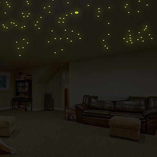 ( 177" x 118") Glowing Vinyl Ceiling Decal Star Map / Glow in the Dark Conste... - £173.69 GBP