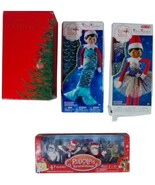 LOT Of 4 CHRISTMAS DOLLS / FIGURINES / Elf On The Shelf Clothing Items C... - £28.48 GBP