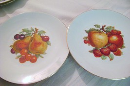 Bareuther- Waldsassen- Bavaria/Germany- Fruit Plates 7 7/8&quot; Diameter - $14.00