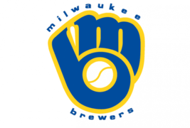 Milwaukee Brewers 1978-1993 Ball-In-Glove Logo Emb. T-Shirt S-6XL, LT-4XLT New - £17.48 GBP+