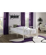 Twin Size Bombay White Metal Bed frame w/ metal slats - $232.23