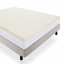 QUEEN SIZE 2-INCH MEMORY FOAM MATTRESS TOPPER - £71.67 GBP