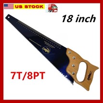 18 Inch Wood Hand Saw, 7 TPI Heavy Duty Wood Saw for Woodworking &amp; Sawin... - $13.85