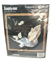 Janlynn Bless Us O Lord Kit Counted Cross Stitch 80-79 16 x 16 Vintage 1991 - £17.75 GBP