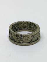Vintage Sterling Silver 925 Half Dollar Ring Size 7 - £19.65 GBP