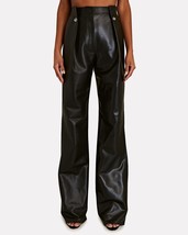 Jonathan Simkhai Black &quot;Tara&quot; Vegan Leather Pants - Size 4 - New With Tags - £106.67 GBP