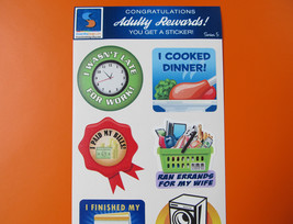 Adult Reward Stickers Series 5  You Adulted Today Congratulations humor decals - £3.14 GBP