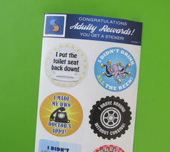 Adult Reward Stickers Series 3 You Adulted Today Congratulations humor decals - £3.13 GBP