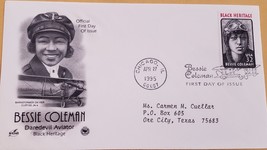FDC Bessie Coleman Daredevil Aviator Black Heritage Apr 27 1995 - £2.32 GBP
