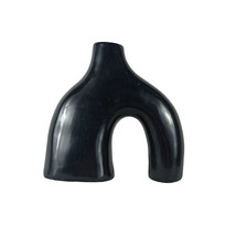 Ceramic Vases Black Vase for Modern Home Decor, Boho Vase for Decor, Vase Decor  - £47.92 GBP
