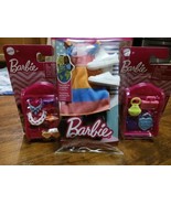 Lot Of 3 Barbie Doll Fashion Accessories Headband Pack &amp; Handbag Pack - £11.72 GBP