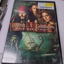 Pirates of the Caribbean Dead Man&#39;s Chest DVD 2006 Johnny Depp Jack Sparrow  - £2.75 GBP