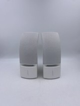Bose 161 White Left and Right Bookshelf Speaker Set Tested Wired - $41.73