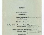 The Rembrandt Diner Dinner Menu London S W 7 1931 England  - $21.85
