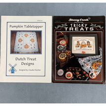 Cross Stitch Pattern Booklets Lot of 2 Stoney Creek Dutch Treat Pumpkins Fall - $12.17