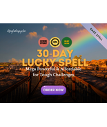 30-Day Lucky Spell | Mega Powerful and Affordable for Tough Challenges - €257,40 EUR