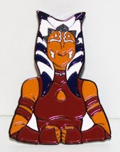 Star Wars Ahsoka Tano Die-Cut Clinched Fist Embossed Image Metal Pin NEW... - £7.66 GBP