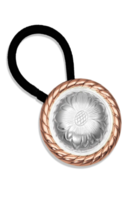 Montana Silversmith Two Tone Rose Gold Concho Scarf Slide/Hair Tie - £31.97 GBP