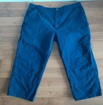 Mens Carhartt Original Dungaree Blue Cargo Painter Pants 50 X 27 (K) - $14.97