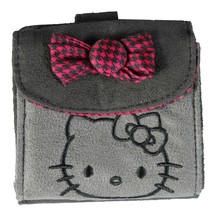 4&quot; Sanrio Hello Kitty Gris Micro Ante Solapa Cartera Magenta Houndstooth... - £11.47 GBP