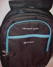 Microsoft Ignite Conference Black Laptop Accessories Backpack 16&quot; x 13&quot; - £12.86 GBP