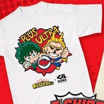 Kura Sushi x My Hero Academia T-Shirt Special Giveaway White size L New ... - $32.37
