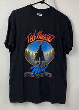 Vintage Ted Nugent T Shirt World Bow Hunters Rock Single Stitch Promo 80s 90s - £65.63 GBP