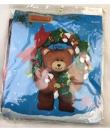 Titan Needlecraft Felt Wall Hanging Kit Christmas 93723 Craft Bear Wreat... - $23.37