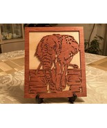 Brand New Layered Wooden Laser Art - African Elephant - FREE SHIPPING - $472.55 MXN