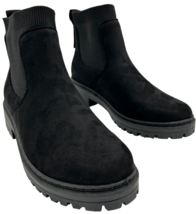 London Fog LFW-PANELI WL06478W Women&#39;s Ankle Booties 9.5M Black - $17.29