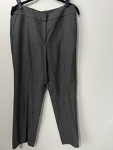 Ann Taylor Factory High Rise Trouser Pants Grey Size 10 - £15.77 GBP