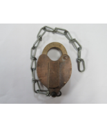 Vintage Hansl MFG Co Railroad Lock CRI &amp; PRR Brass 4&quot; No Key - $29.69