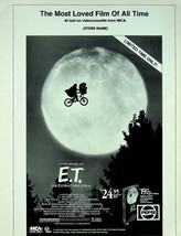 &quot;E.T.&quot; Movie Ad/Brochure, Black &amp; White - MCA Home Video (1988) - Pre-owned - £9.06 GBP